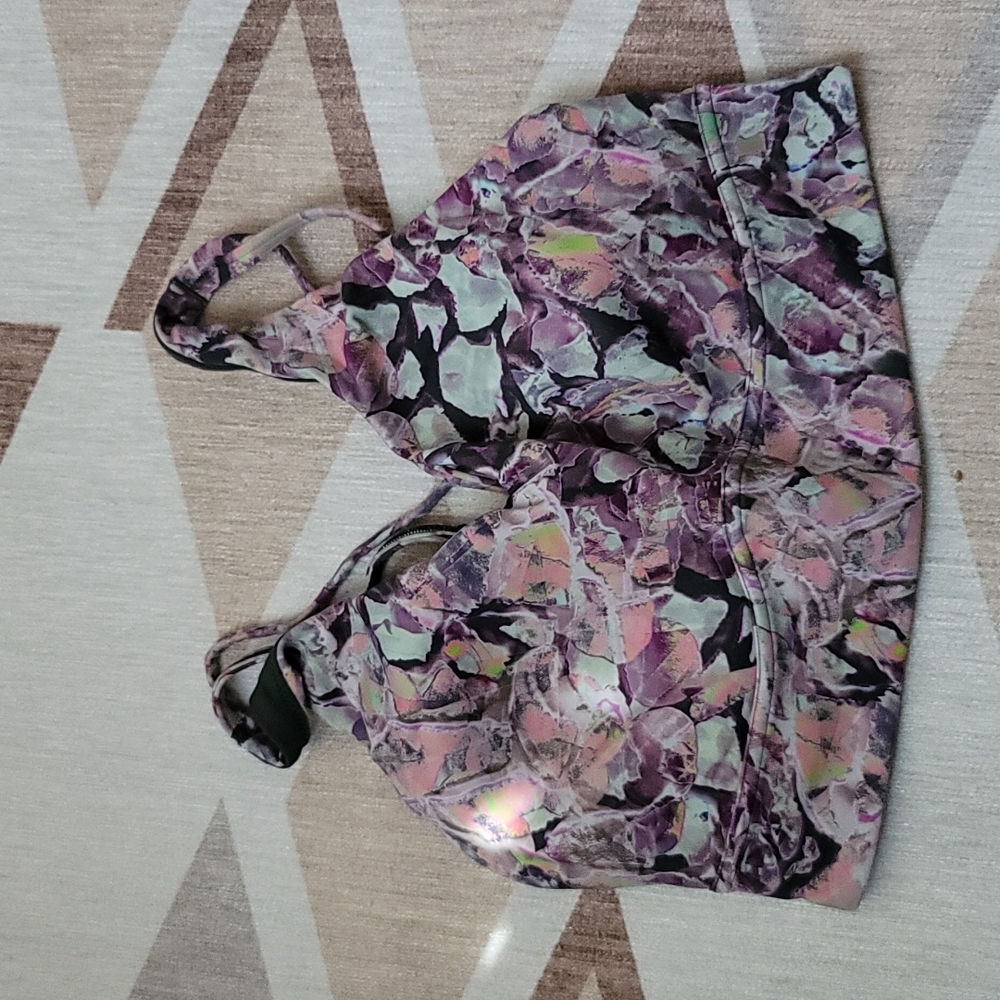 lululemon athletica Purple and Pink Sports Bra